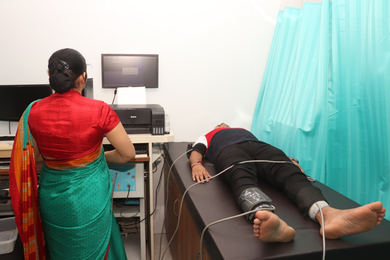electrocardiogram at olive diagnostic centre, seawoods, navi mumbai
