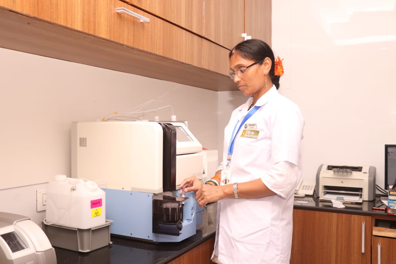 lab tests at olive diagnostic centre, seawoods, navi mumbai