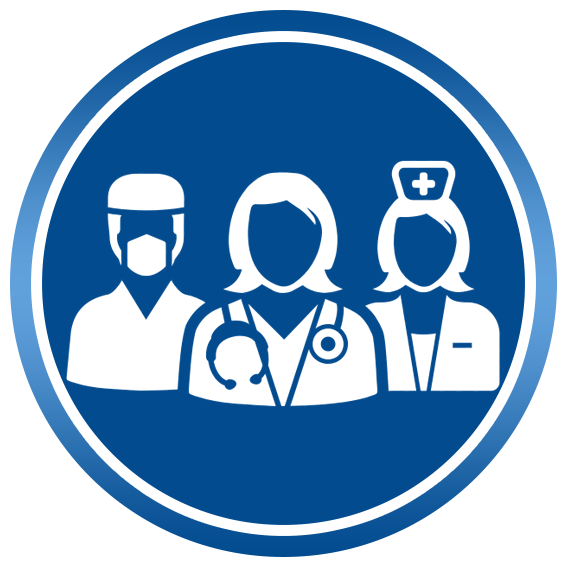 olive diagnostic - experienced medical team icon